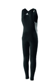 Back of the Black adidas Sailing Foil with Exuskin 3D Pattern and white lining on legs and white adidas logo on the chest