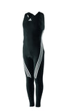 Black adidas Sailing Foil with Exuskin 3D Pattern and white lining on legs and white adidas logo on the chest